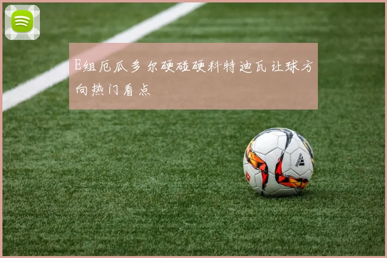 E组厄瓜多尔硬碰硬科特迪瓦让球方向热门看点